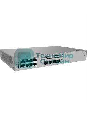 Коммутатор Huawei eKit S220S-8P4J (L2, 8*10/100/1000BASE-T ports (128 W PoE+), 4*2.5GE SFP ports, built-in AC power, Fanless)