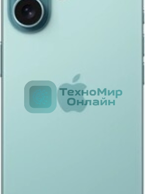 Смартфон Apple iPhone 16 A3287, 8/128Gb, бирюзовый