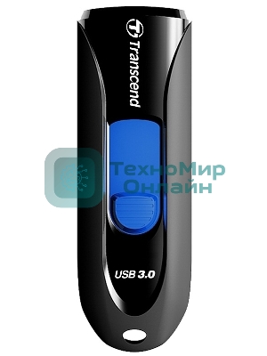 Флешка USB Transcend Jetflash 790 (TS16GJF790K), 16Gb, USB 3.0, R/W 90/12, черный