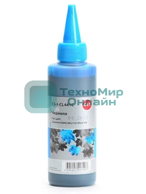 Чернила Cactus CS-I-CL441C голубой (100мл) Canon Pixma MG2140/MG3140
