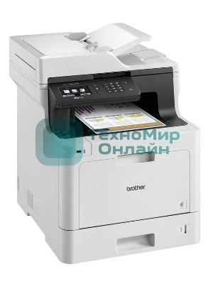 МФУ Brother DCP-L8410CDW, цветной светодиодный принтер/сканер/копир A4, сеть