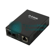 Медиаконвертер D-Link DMC-F15SC/B1A с 1 портом 10/100Base-TX и 1 портом 100Base-FX с разъемом SC для одномодового оптического кабеля (до 15 км)