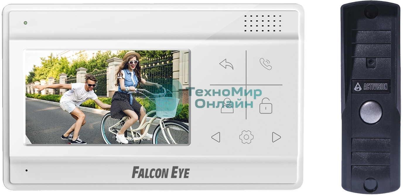 Комплект домофона Falcon Eye Vela + AVP-505 PAL темно-серый