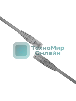 Патч-корд NTSS NTSS-PC-FTP-RJ45-5e-0.5-LSZH-GY NTSS-PC-FTP-RJ45-5E-0.5-LSZH FTP RJ-45 вил.-вилка RJ-45 cat.5e 0.5м серый LSZH (уп.:1шт) 26AWG
