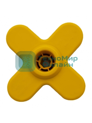 Головка триммерная универсальная гайка Denzel М10х1, 25 левая