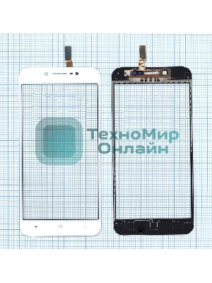 Сенсорное стекло (тачскрин) для Vivo V5s, белое