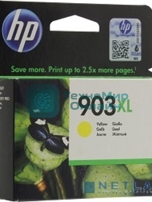 Картридж струйный HP 903XL T6M11AE желтый для HP OJP 6960/6970 (825стр.)