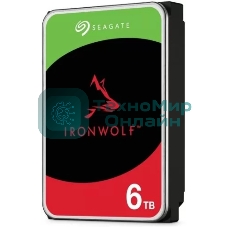 Жесткий диск Seagate 6Tb Ironwolf (ST6000VN006) SATA 6.0Gb/s, 5400 rpm, 256mb buffer, 3.5