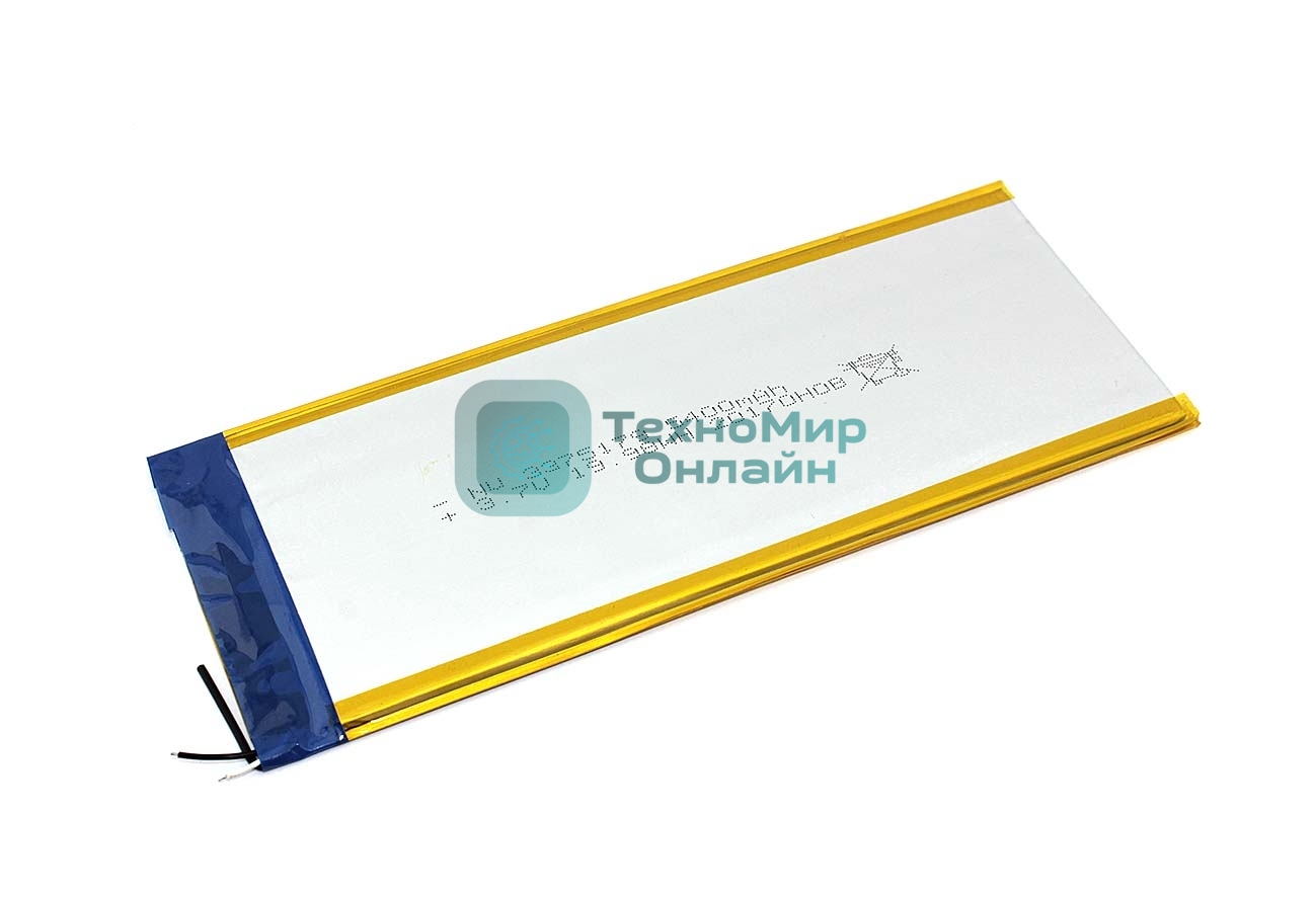 Аккумулятор Li-Pol (батарея) 3.3x75x179 мм 3pin 3.7V/5400mAh