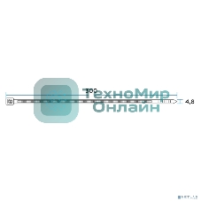 Хомут кабельный PROconnect 4.8х300 нейл. черн. (уп.100шт)