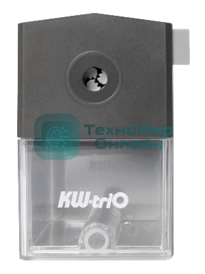 Точилка для карандашей механическая Kw-Trio 305Agr, 1 отверстие, 8мм пластик, серый
