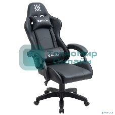 Кресло Defender Dayto черный, экокожа, 120 кг