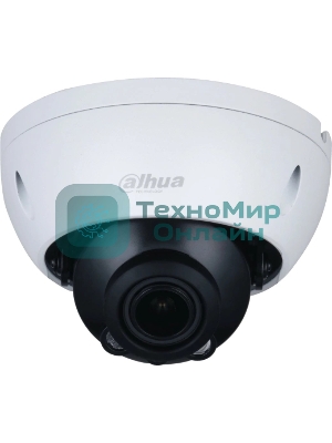 Уличная купольная IP-видеокамера Dahua 2Мп; 1/2.8” CMOS; моторизованный объектив 2.8~12 мм; механический ИК-фильтр; чувствительность 0.008лк@F1.7; сжатие: H.265+, H.265, H.264+, H.264, MJPEG; 2 потока