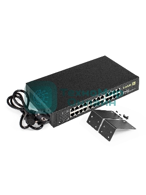 Коммутатор неуправляемый ExeGate EDES-1024D (24-портовый UTP 10/100Mbps, металлический корпус, с возможностью установки в стойку)