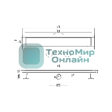 Трап линейный РМС ТЛ-02-Ч-50х7