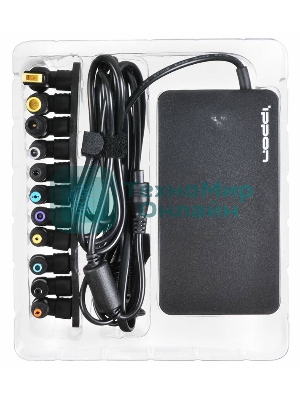 Блок питания Ippon S65U автоматический 65W 15V-19.5V 8-connectors 4.3A 1xUSB 2.1A от бытовой электросети LED индикатор