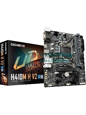 Материнская плата Gigabyte H410M H V2 (2.0/2.1), LGA 1200, Intel H470, 2xDDR4, 4xSATA, 1xM.2, 1xPCIe 3.0 x16, 2xPCIe 3.0 x1, 1xHDMI, 1xVGA, 1x 1Gb LAN, 2xUSB-A 3.2 Gen 1, 4xUSB-A 2.0, 3x3.5 мм, 7.1, Micro ATX