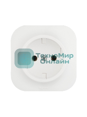 Розетка Legrand 782210 без заземления без шторок (Белая)