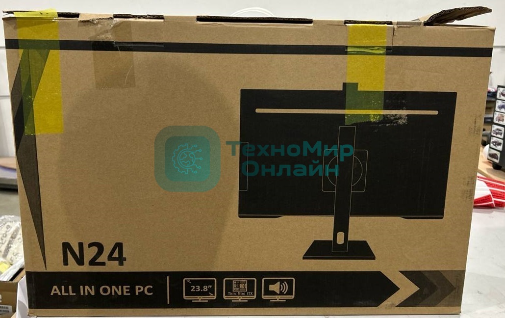 (Из ремонта, рабочий, гарантия 14 дней) Платформа моноблока Prittec N24 H610 for Intel 12,13,14 gen/24