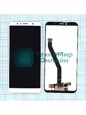 Дисплей для Huawei Honor 7A Pro Honor 7C Y6 2018 Y6 Prime 2018 белый