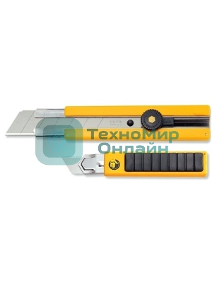 Нож Olfa с выдвижным лезвием, с резиновыми накладками, 25мм OL-H-1