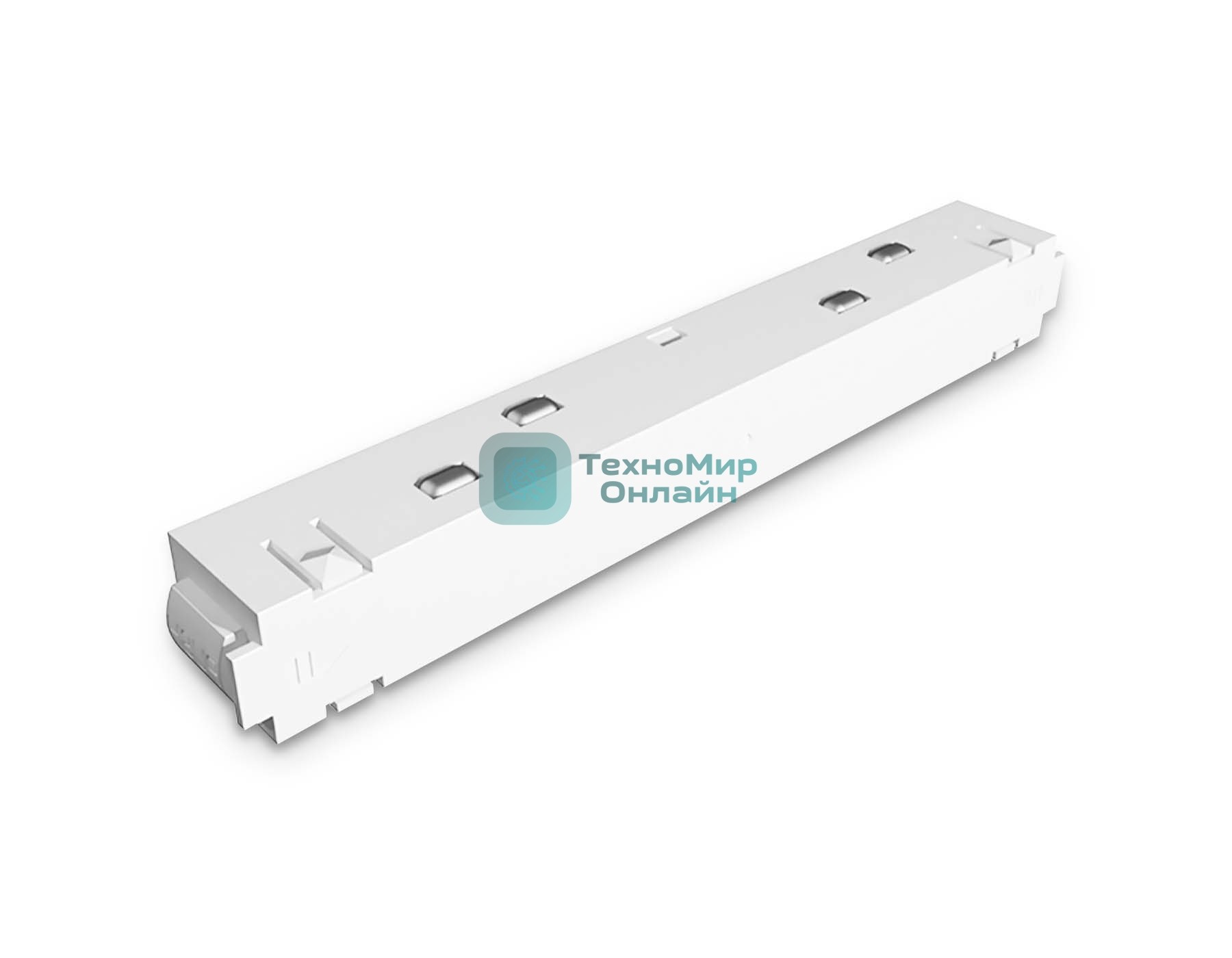 GL3629 WH белый коннектор питания прямой для шинопровода IP20 48V 215*18*18