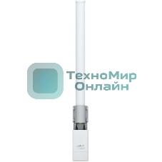 Антенна UBIQUITI AMO-5G13 всенаправленная MIMO 2x2, диапазон частот - 5.15-5.85 GHz, коэффициент усиления - 13dBi