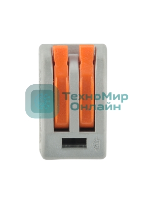 Клемма соединительная многоразовая Rexant 2-проводная, серый, 0.08-4 мм² (20 шт./уп.)