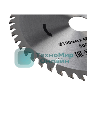 Диск пильный Kranz 190 мм х 48 зуб х 30/20 мм