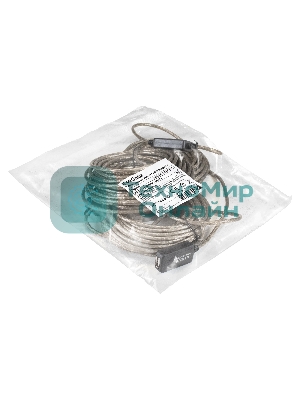 Удлинитель активный USB2.0-repeater ExeGate EX-UAE-AMAF-25.0 (Am/Af, 25м)