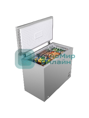 Морозильный ларь Maunfeld MFL200GR, серый, 200л