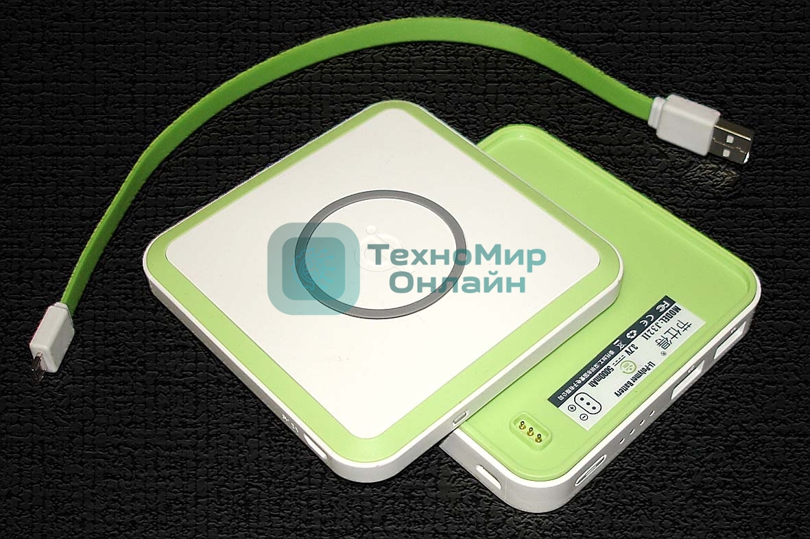 Портативный аккумулятор G-POWER STX6000II J32II на 5000mAh с QI модулем