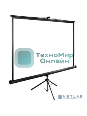 Экран Cactus 150x200 см TriExpert CS-PSTE-200х150-BK 4:3 напольный рулонный
