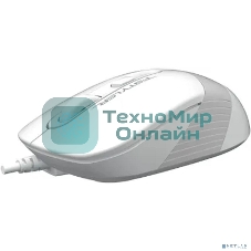 Мышь проводная A4Tech Fstyler FM10S белый/серый, 1600 dpi, USB, кнопки - 4