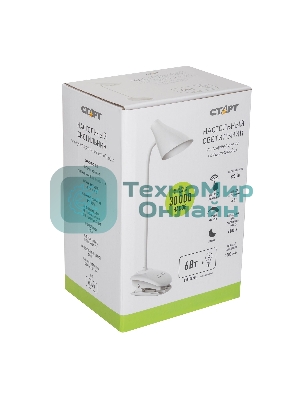 Светильник настольный СТАРТ CT93, 6Вт, 520Лм, 4100K, 1.2м, белый