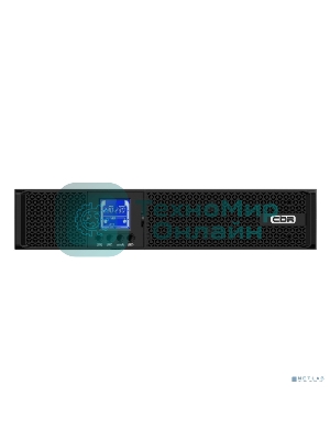 Источник бесперебойного питания CBR ESN-1.5KRT-8I-LCHERSC Online 1500VA/1500W RT 8 x C13, LCD, HID-USB, RS232, EPO, SNMP slot