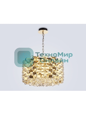 Люстра Ambrella light LH41003/12 BS/CL латунь/прозрачный E14*12 max 40W D540*290