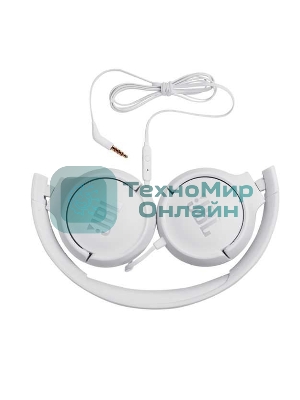 Проводные наушники JBL Tune 500 белый, накладные, jack 3.5 мм, складная конструкция