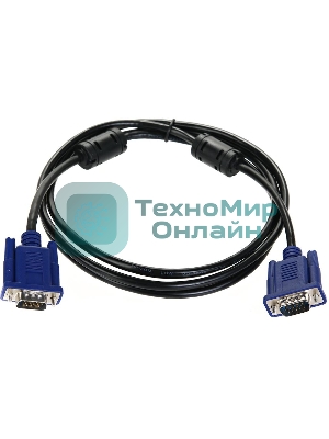 Кабель соединительный SVGA (15M/M) 1,8m 2 фильтра TV-COM QCG120H-1.8M
