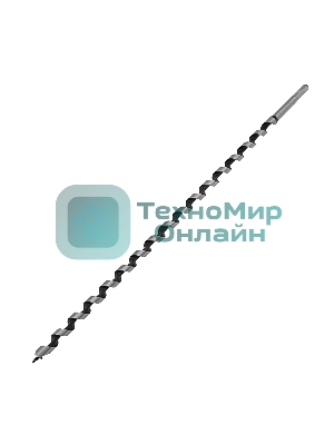 Сверло Matrix по дереву шнековое, 12x460 мм, 6-гранный хвостовик
