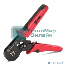 Пресс-клещи КВТ ПКВк-10 (74712) НШВИ, НШВ: 0.25–10 мм2, НШВИ(2): 2х0.5–2х6.0 мм2