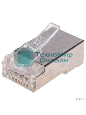 Разъем сквозной RJ-45(8P8C) Rexant под витую пару, FTP, CAT 6 (Упаковка 100 шт)