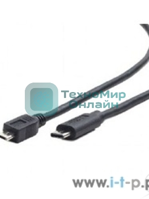 Кабель Cablexpert CCP-USB2-mBMCM-10 USB2.0 microBM/USB3.1TypeC, 3м, 