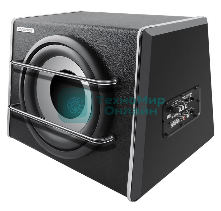Сабвуфер автомобильный Digma DCS-120 300Вт активный (30см/12