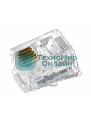 Джек телеф. Rexant 6P-4C (уп. 100 шт)