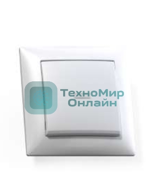 Выключатель Кунцево-Электро 1-кл. СП Селена 10А IP20 С110-395 с индик. белый