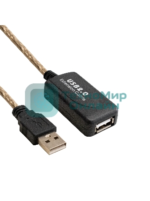 Удлинитель активный USB2.0-repeater ExeGate EX-UAE-AMAF-5.0 (Am/Af, 5м)