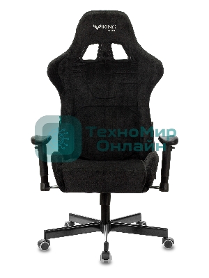 Кресло Бюрократ VIKING KNIGHT LT20 FABRIC черный, ткань, 120 кг, механизм качания