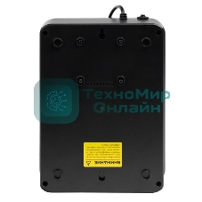 Источник бесперебойного питания SMARTWATT UPS SAFE PRO 1000 черный 1000/600 ВА/Вт, линейно-интерактивный, напольный/настенный, LED индикация, Shuko CEE7/4 - 8 шт. (4 шт. с резервным питанием, 4 шт. - сетевой фильтр)