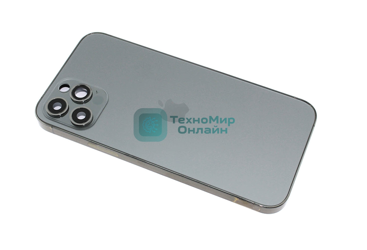 Задняя крышка (корпус) в сборе с рамкой для Apple iPhone 12 Pro черный